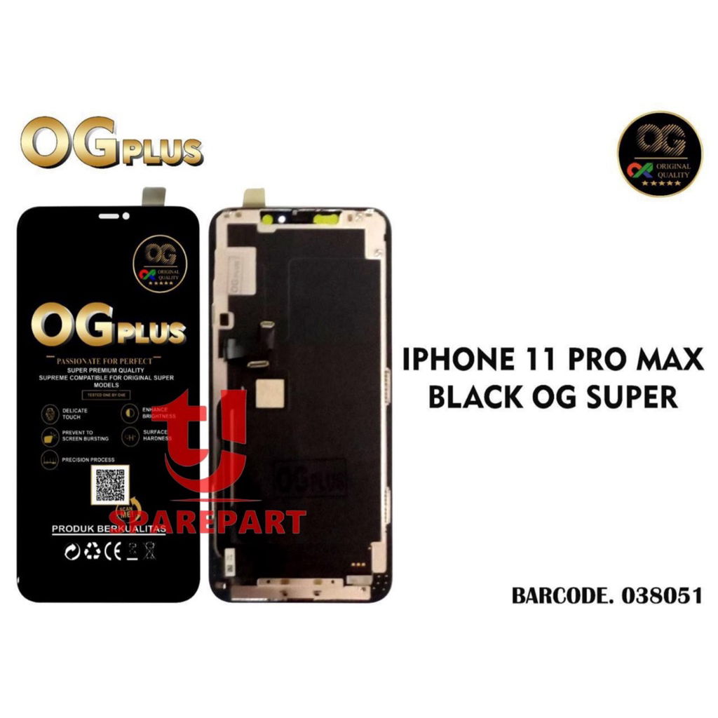 LCD TOUCSREEN IP 11 PRO MAX / IPHONE 11 PRO MAX (SUPORT TRUETONE DAN SWAP CHIP) ORI OG SUPER