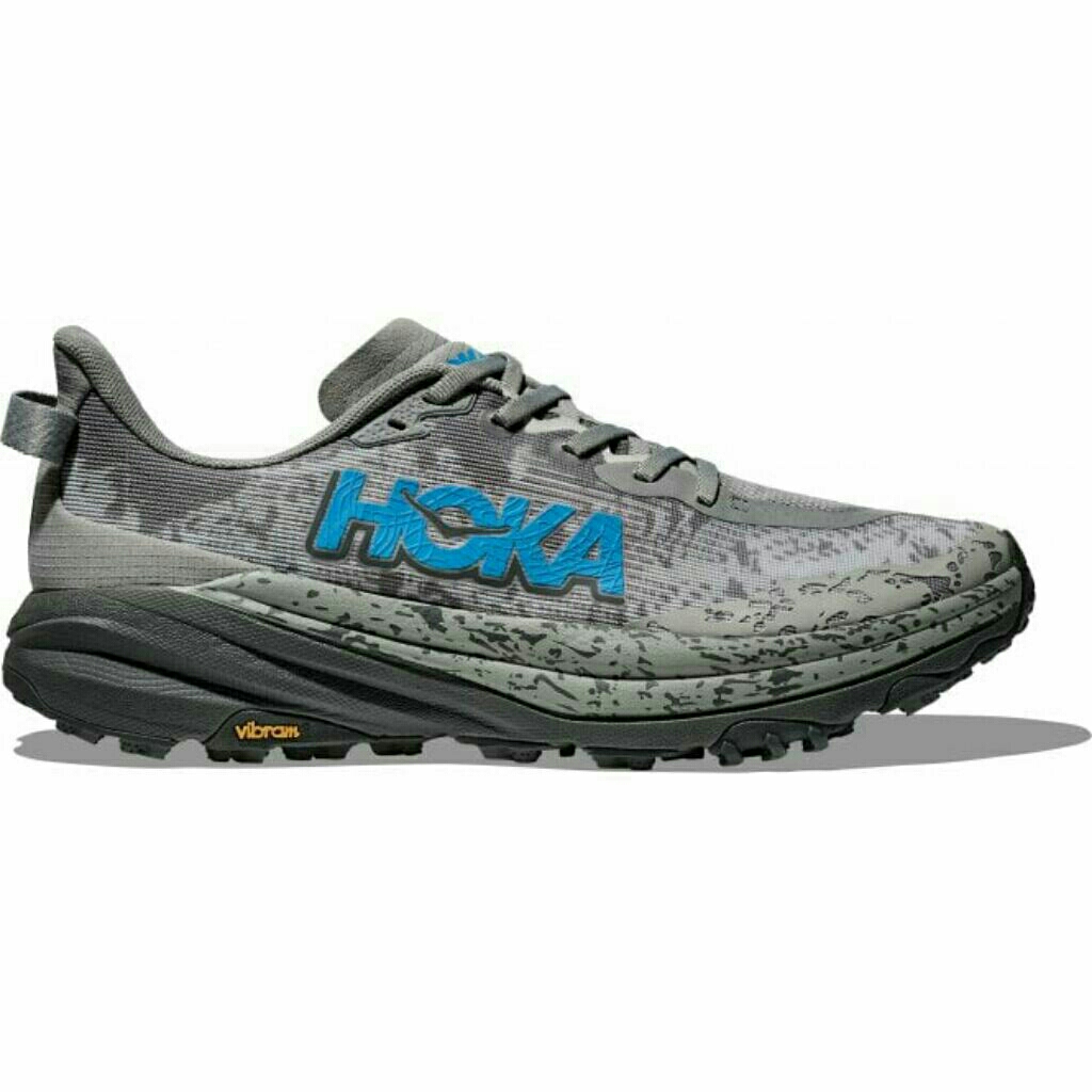 HOKA SPEEDGOAT 6 WIDE GALACTIC GREY TRAIL SHOES ORIGINAL