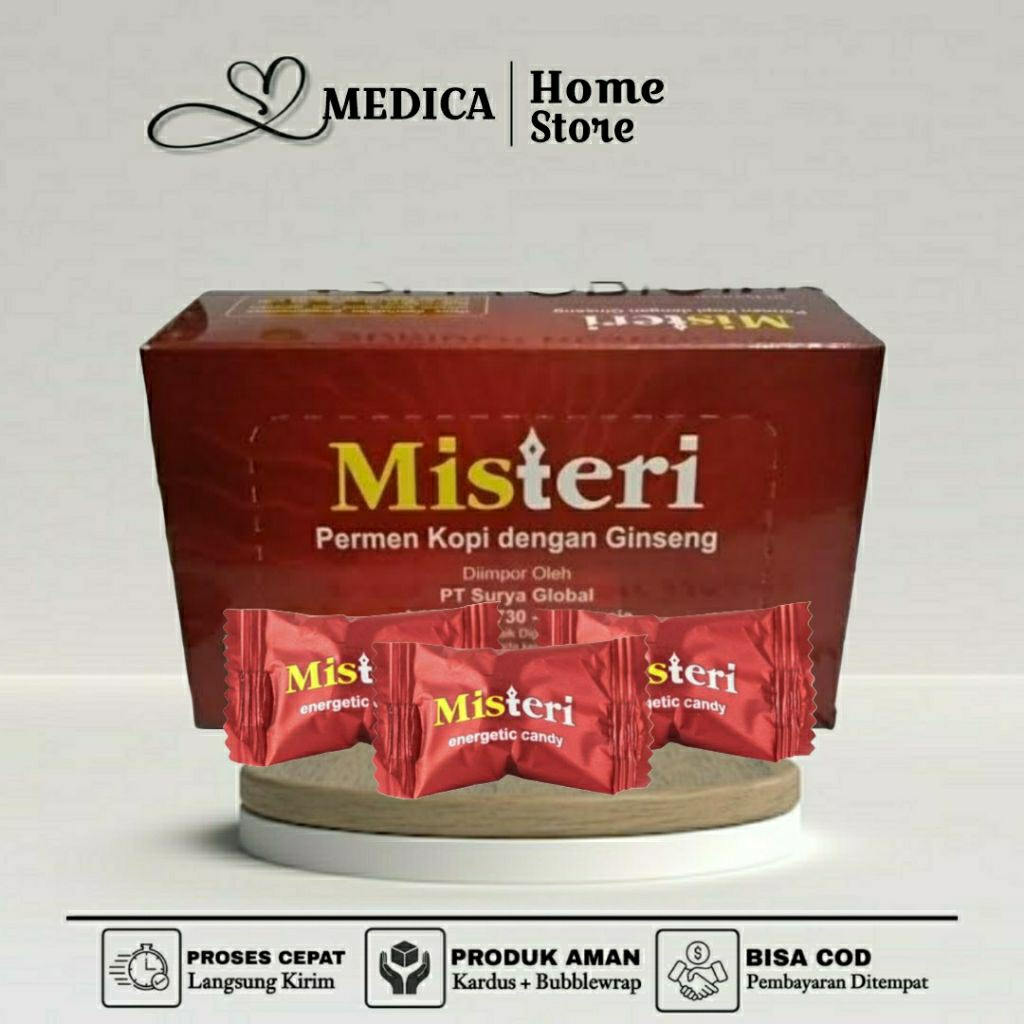 Misteri Candy Original - Permen Stamina Pria Dewasa 1 Box Isi 30pcs