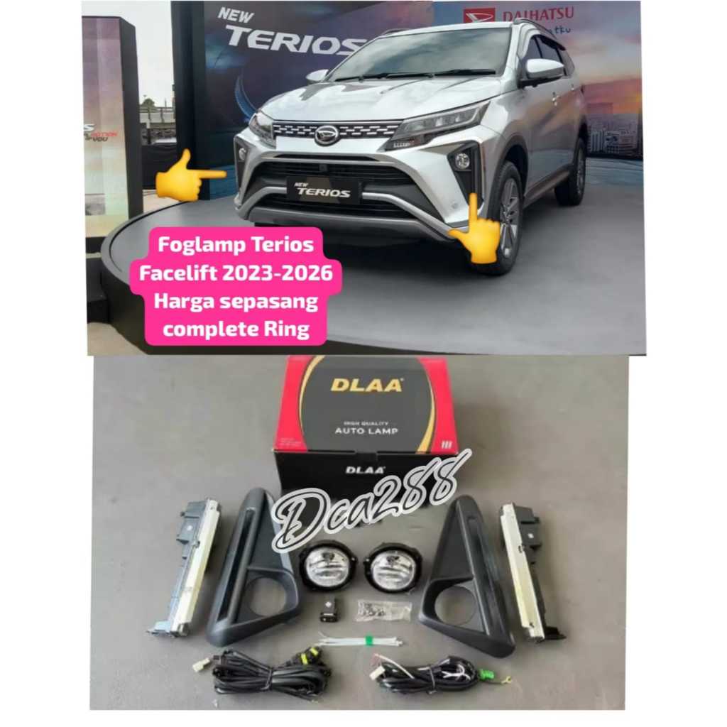 FOGLAMP FOG LAMP LAMPU KABUT LAMPU TEMBAK LAMPU BUMPER DEPAN ALL NEW RUSH ALL NEW TERIOS FACELIFT 20