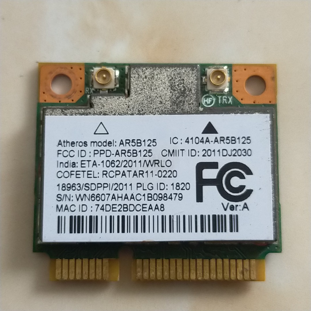Wifi Laptop Acer Aspire 5250 Wifi Card Acer Aspire 5250 Network Card Acer 5250 Wifi Internal Acer As