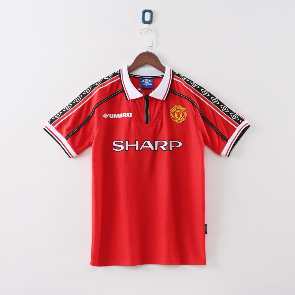 jersey retro mu home 1999-2000 jersey vintage mu treble winner