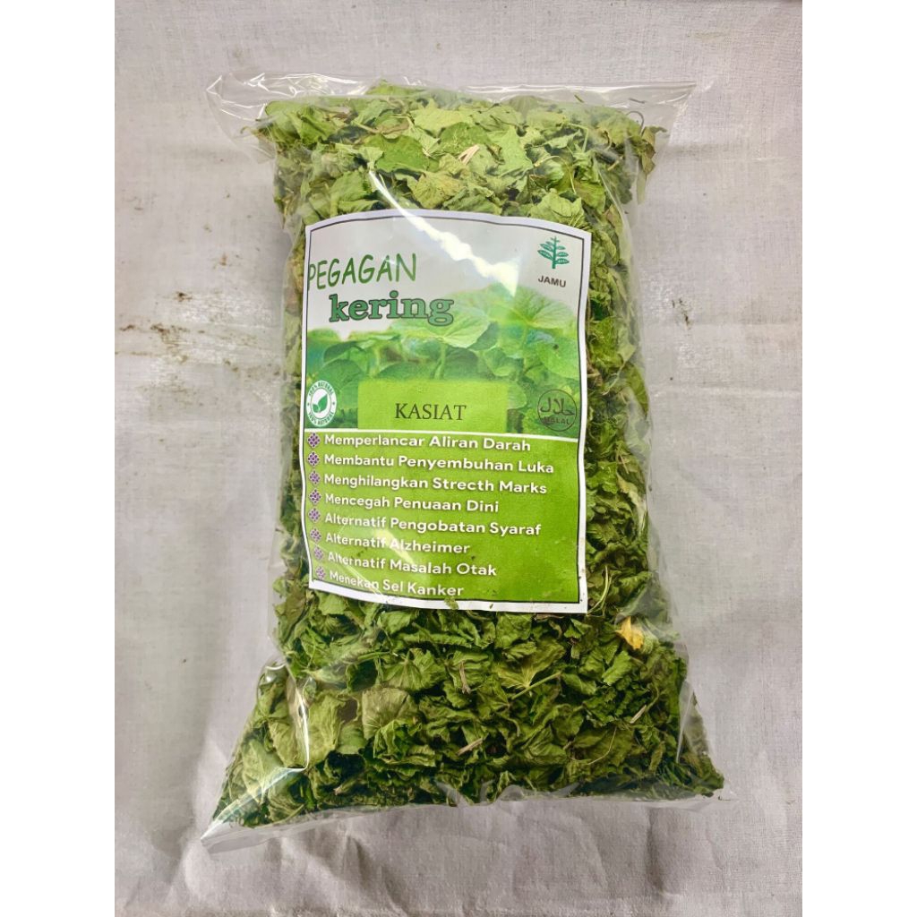 

Daun pegagan atau antanan kering 100% alami Dari alam harga Murmer spesial (500grm)