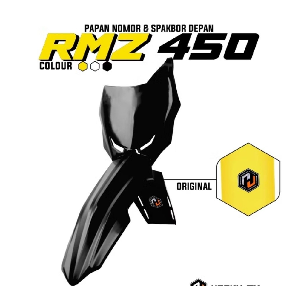 FRONT NUMBER RMZ 450 2021 ATAU PAPAN STAR SUZUKI RMZ 450 2021 MEREK HRV