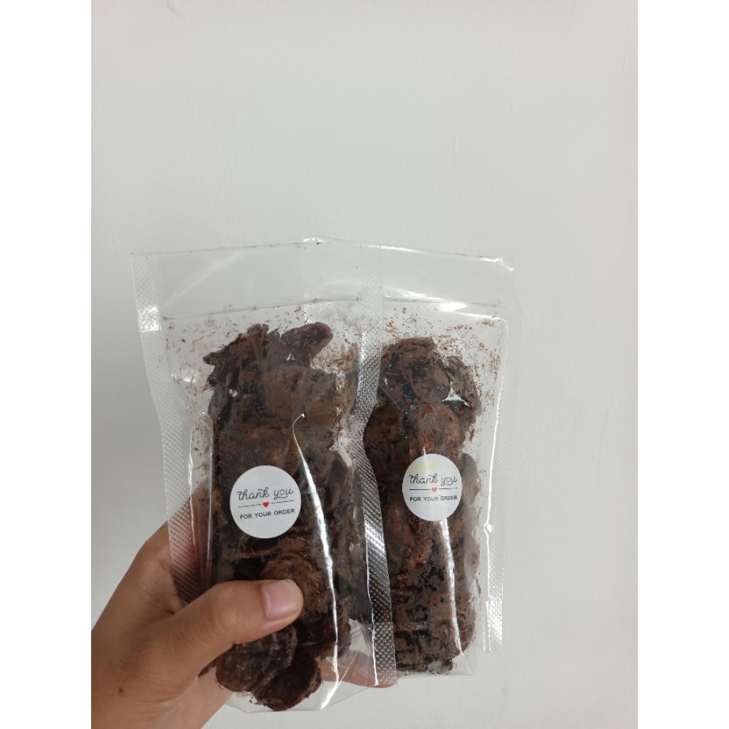 

Keripik Pisang Lumer || Rasa Coklat 100-200gr
