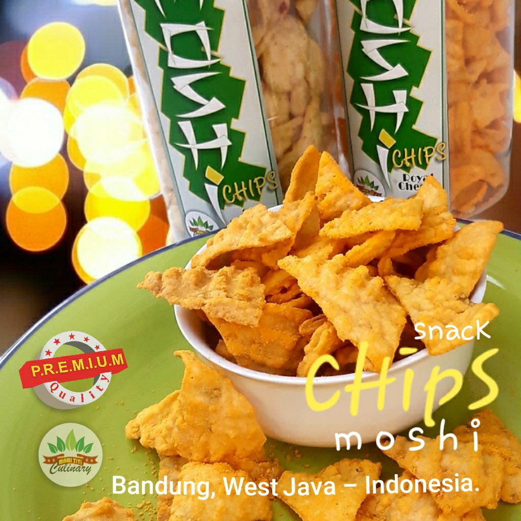 

Snack Moshi Chips 120 gr/Cemilan Keripik Rasa Keju Cremy dan Sapi Panggang Lada Hitam Renyah Lezat