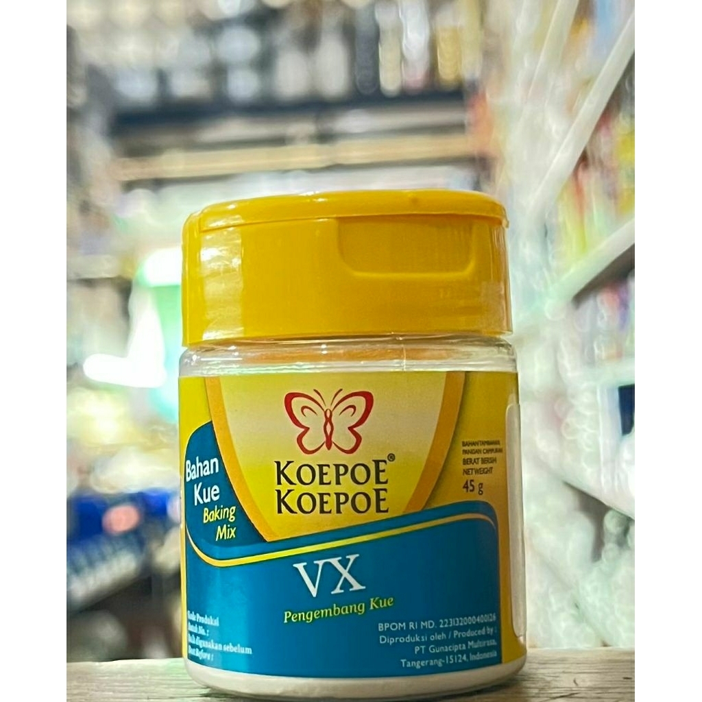 

Koepoe Koepoe VX 45gr / Pengembang Kue