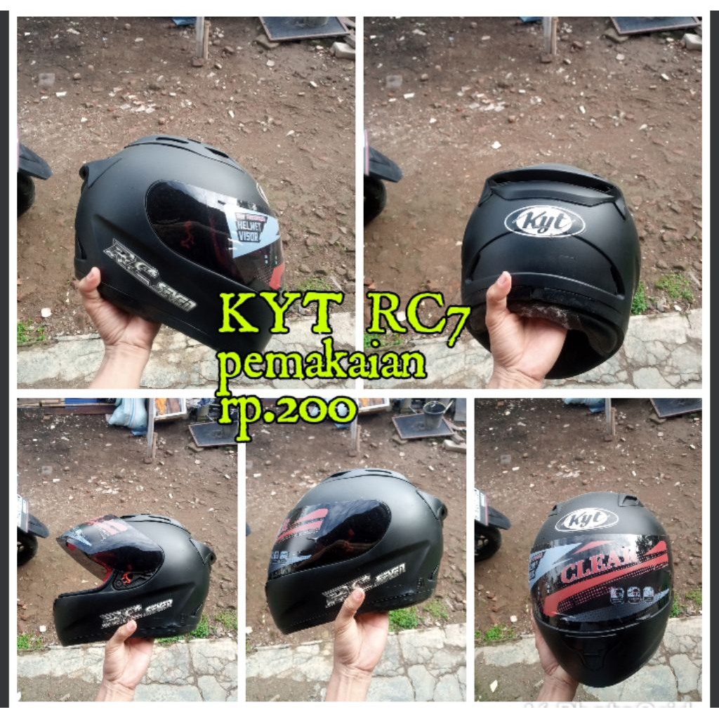 KYT RC7 mantul second