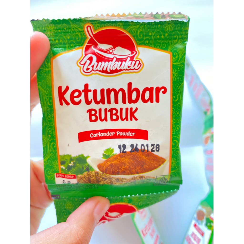 

1 Renceng (12pcs) Ketumbar Bubuk Bumbuku 6g