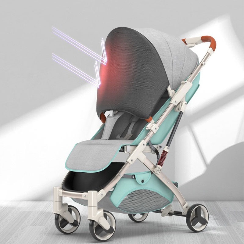 Kanopi Stroller Bayi Cover Kerai Bernapas Stroller Bayi Payung Kerai Stroller Siap Kirim