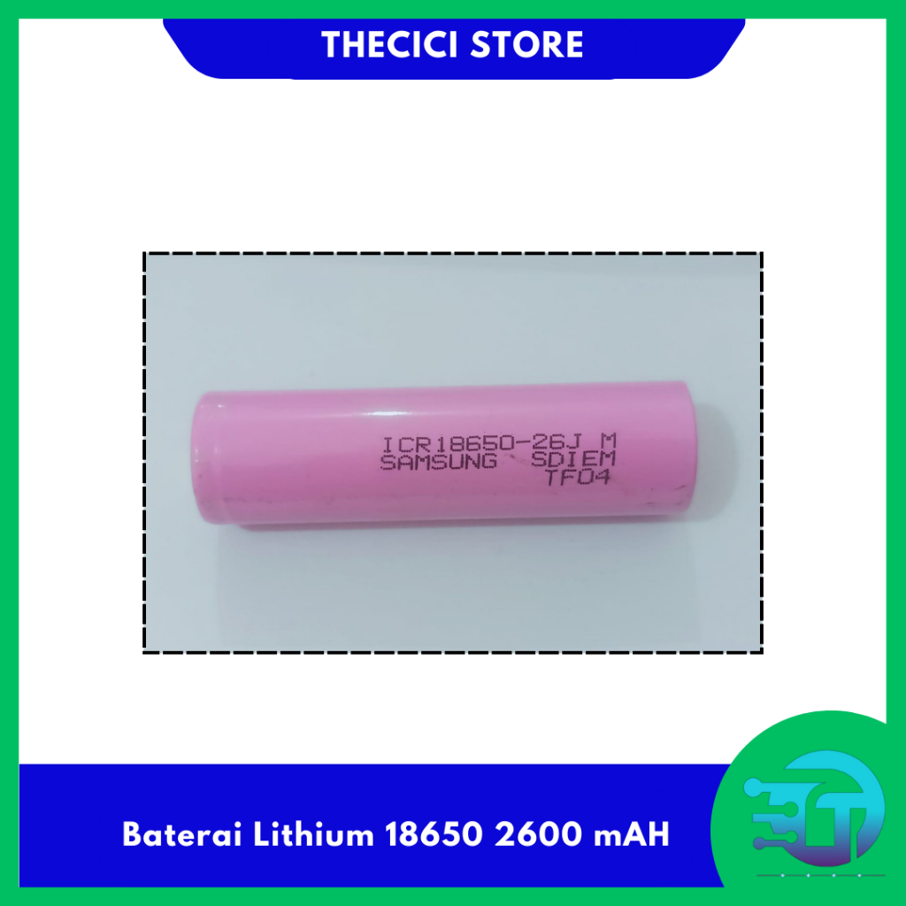Baterai 18650 battery 18650 real capacity 2600mAH