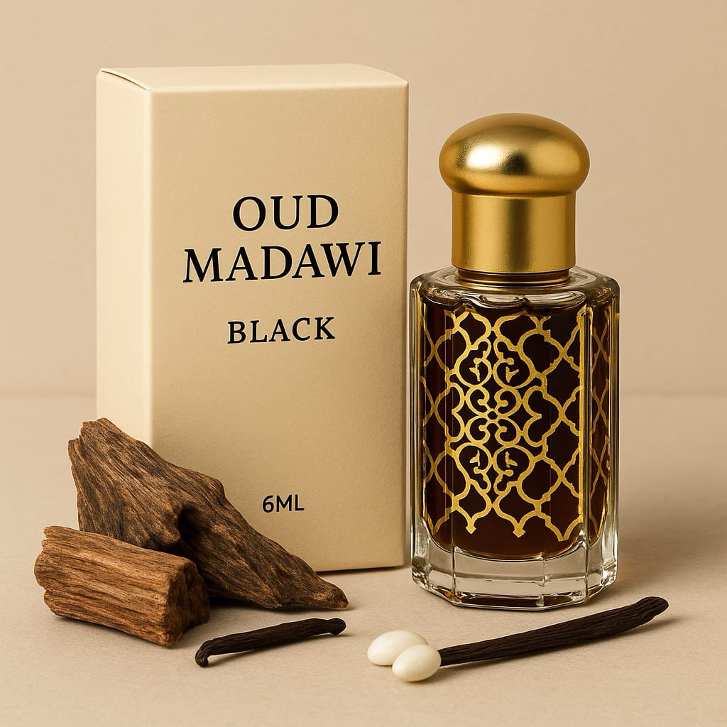 AL RIYADH OUD MADAWI BLACK BEST QUALITY PARFUME REFIIL
