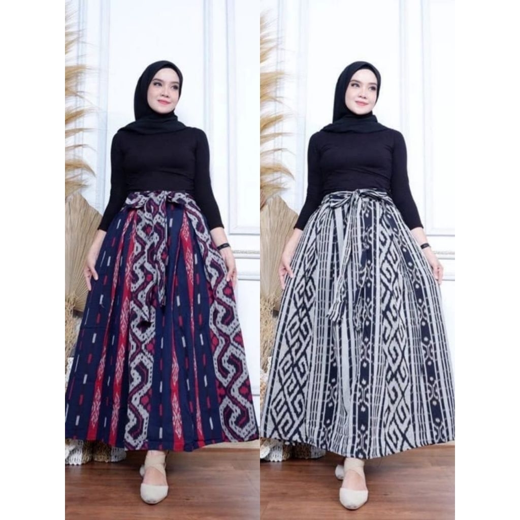 rok wanita terbaru,rok tali tenun motif etnik premium motif NTT Sulawesi Papua Flores dll