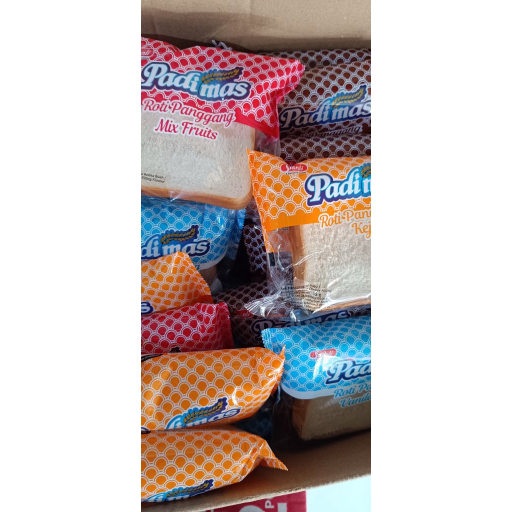 

ROTI PANGGANG ROTI PADIMAS 12 PCS MIX RASA