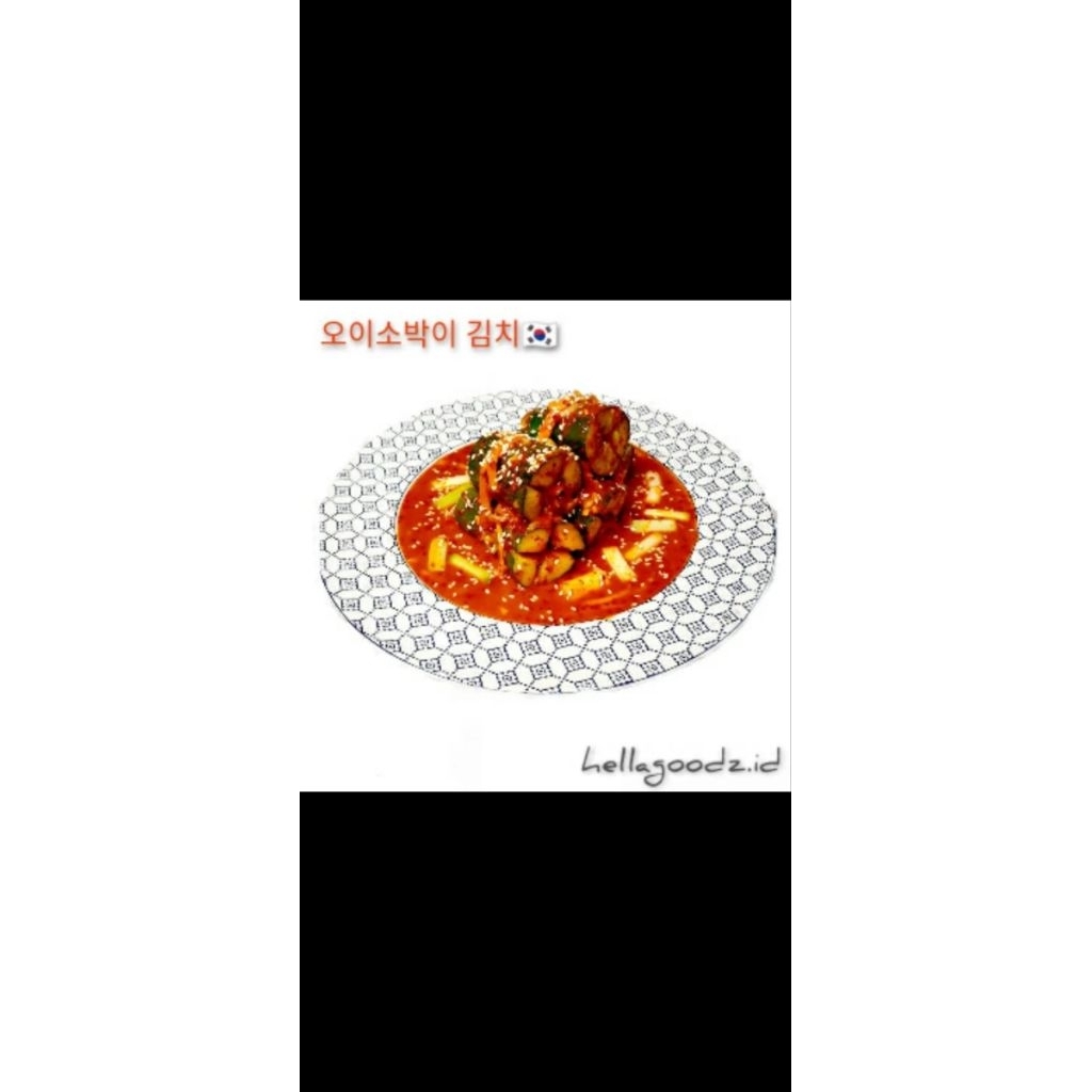 

KIMCHI TIMUN KOREA HALAL FRESH HOMEMADE 250 GR (OISOBAGI KIMCHI)