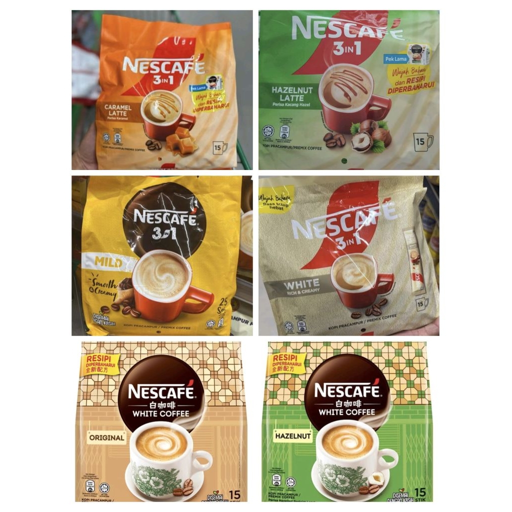 

Nescafe 3in1 / White Coffee / Latte