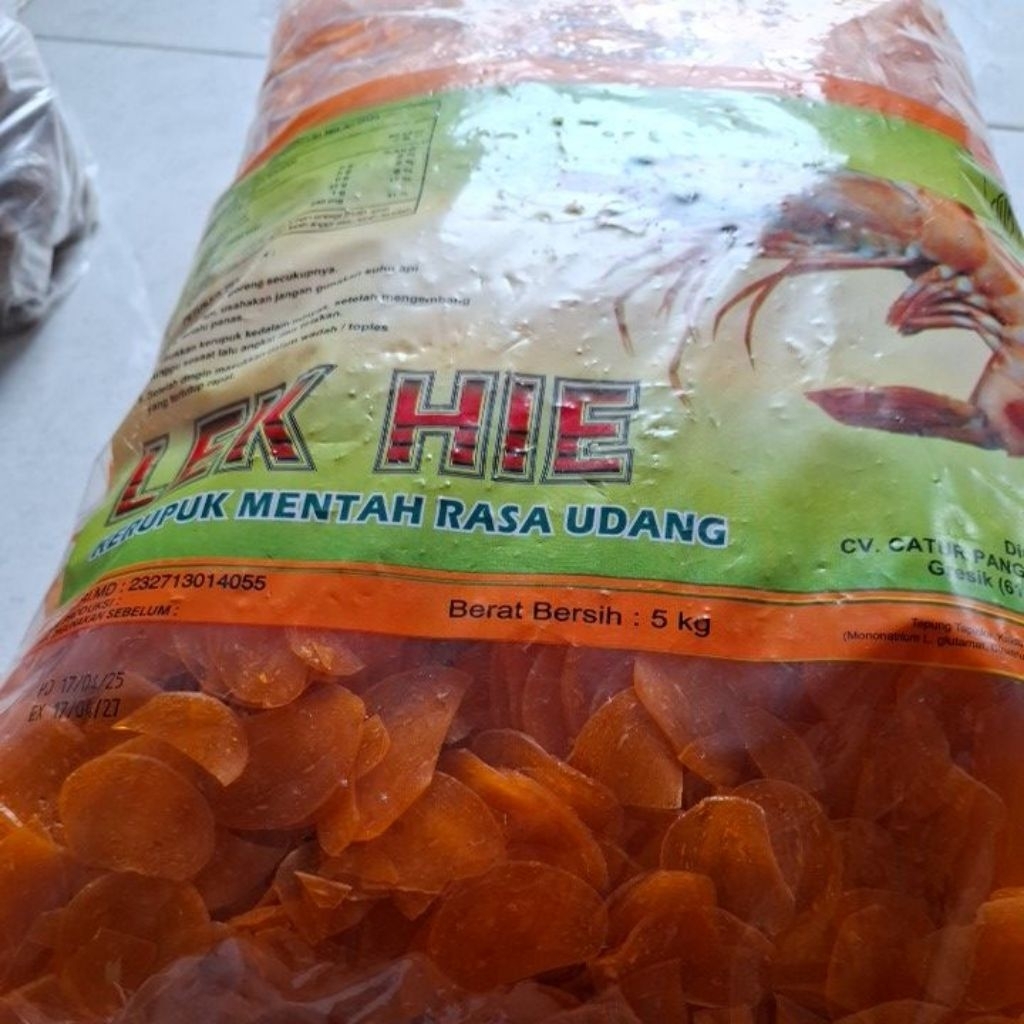 

REPACK ECER KRUPUK UDANG LEK HIE