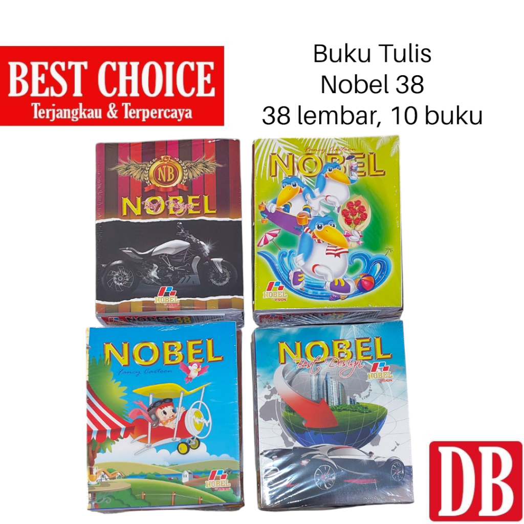 

Buku tulis Nobel by VISION 38 lembar (10 pcs)