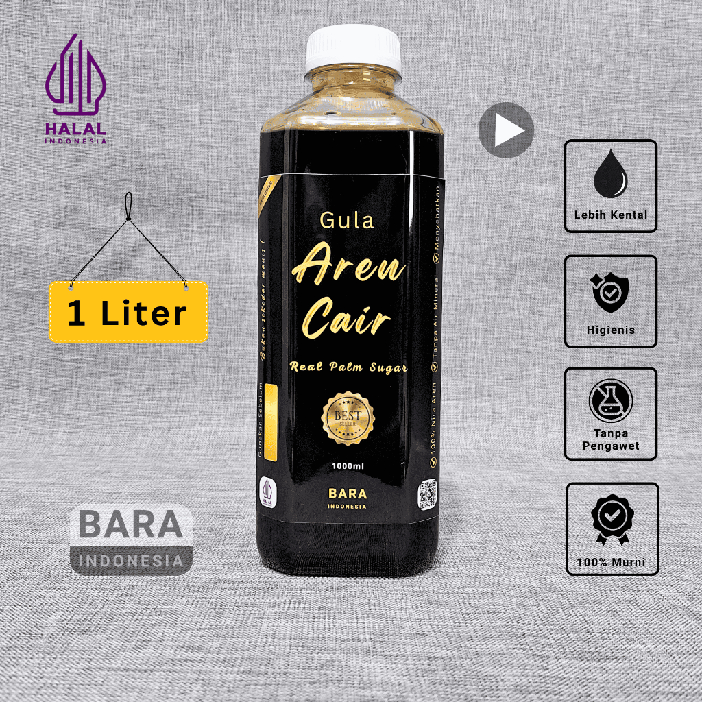 

Gula Aren Cair Asli 100% Premium 1000ml Palm Sugar 1 liter 1000 ml