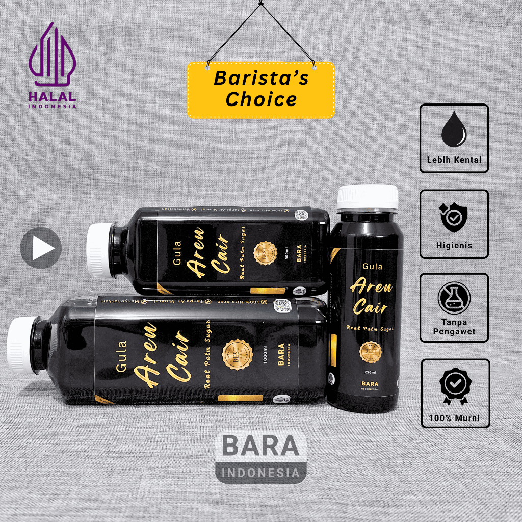 

Gula Aren Cair Untuk Kopi Barista Choice Palm Sugar Kualitas Asli 100% Dari Nira Aren