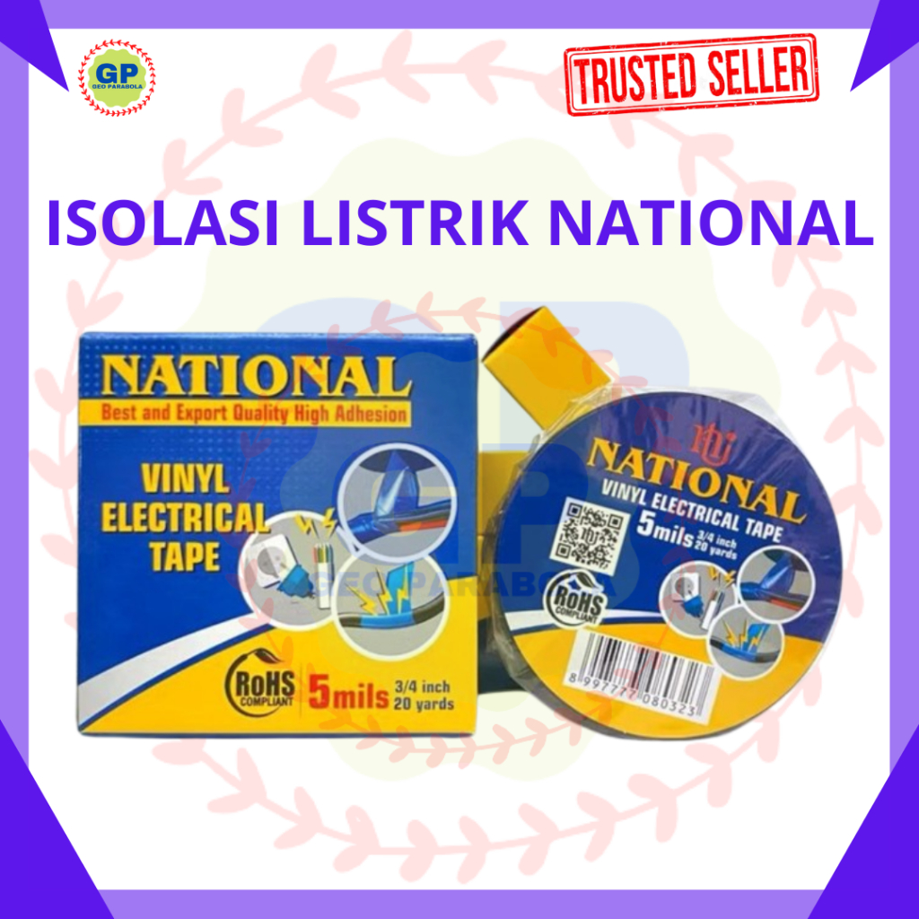 

ISOLASI LISTRIK NATIONAL KUALITAR TERJAMIN HARGA MURAH COCOK UNTUK TEKNISI