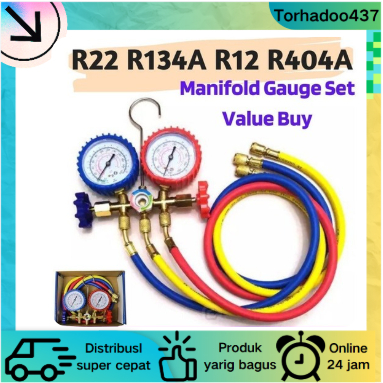 Testing Manifold Double Ac R22 R134 R404 R32 Charging Valve Starmec / Manifold Starmec