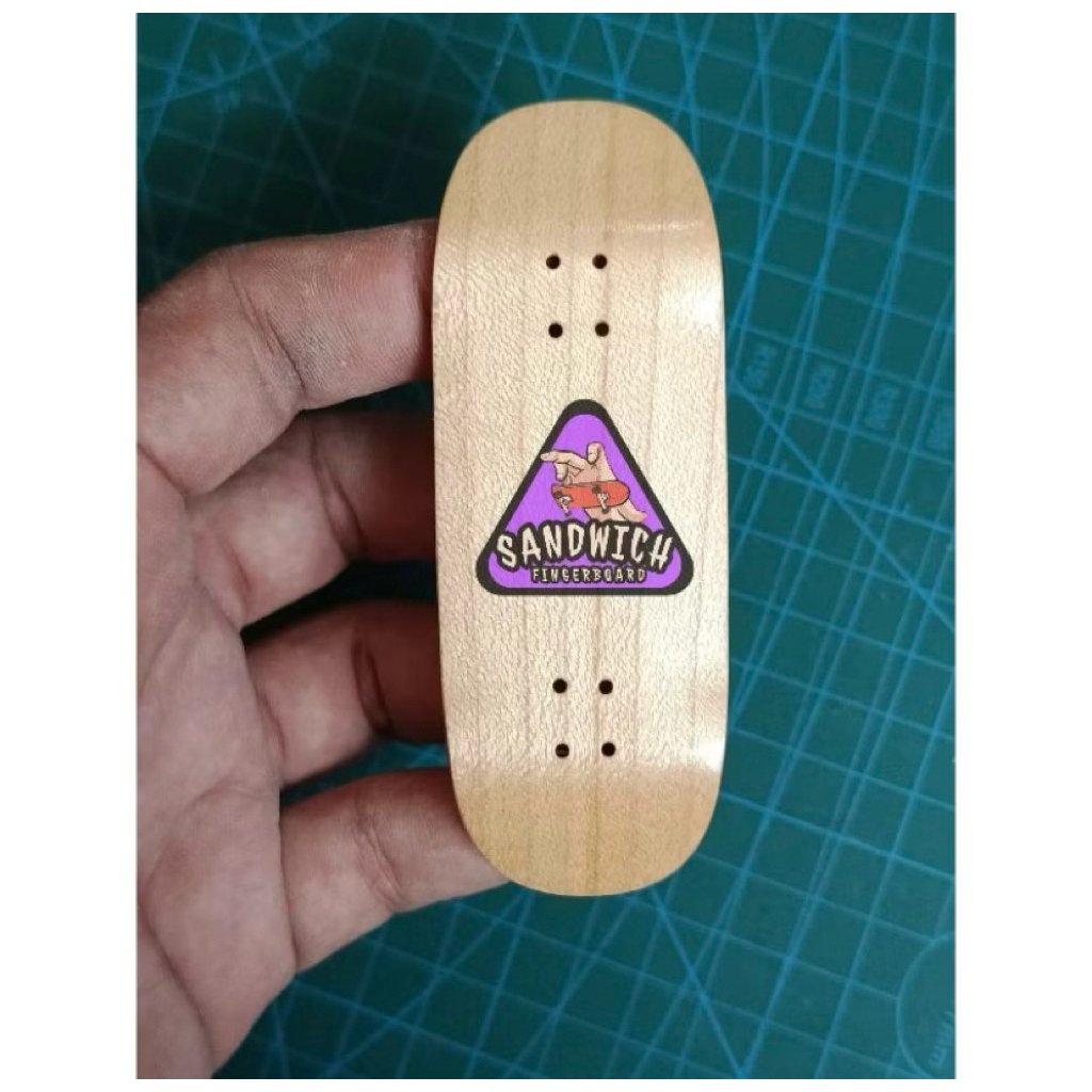 SANDWICH 7PLY - Streetbox Shape Blank Deck Fingerboard