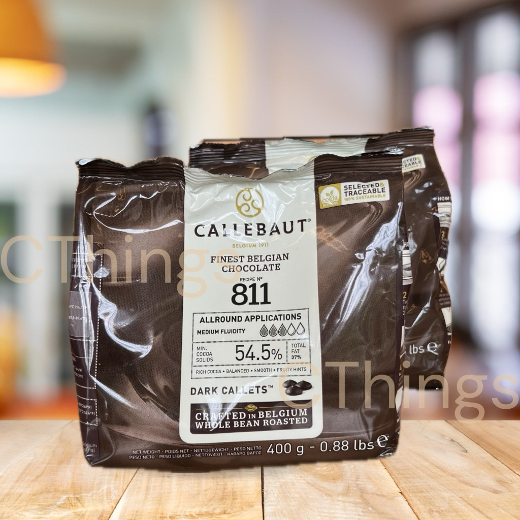

CALLEBAUT 811 54.5% dark couveture 400gr