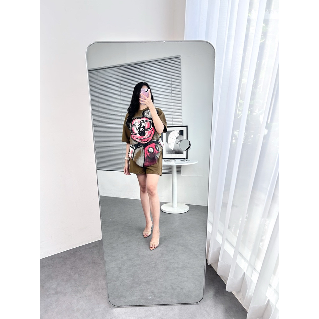 DEAR FASHION | One Set Mickey Mouse | Pakaian Wanita | Oversize | #OS07