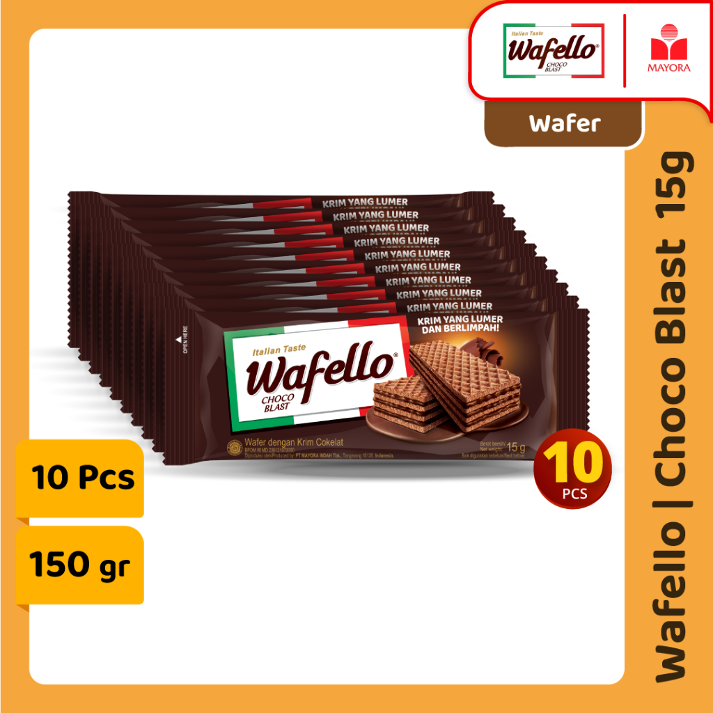 

Wafello Choco Blast 10 Pcs @ 15 Gram