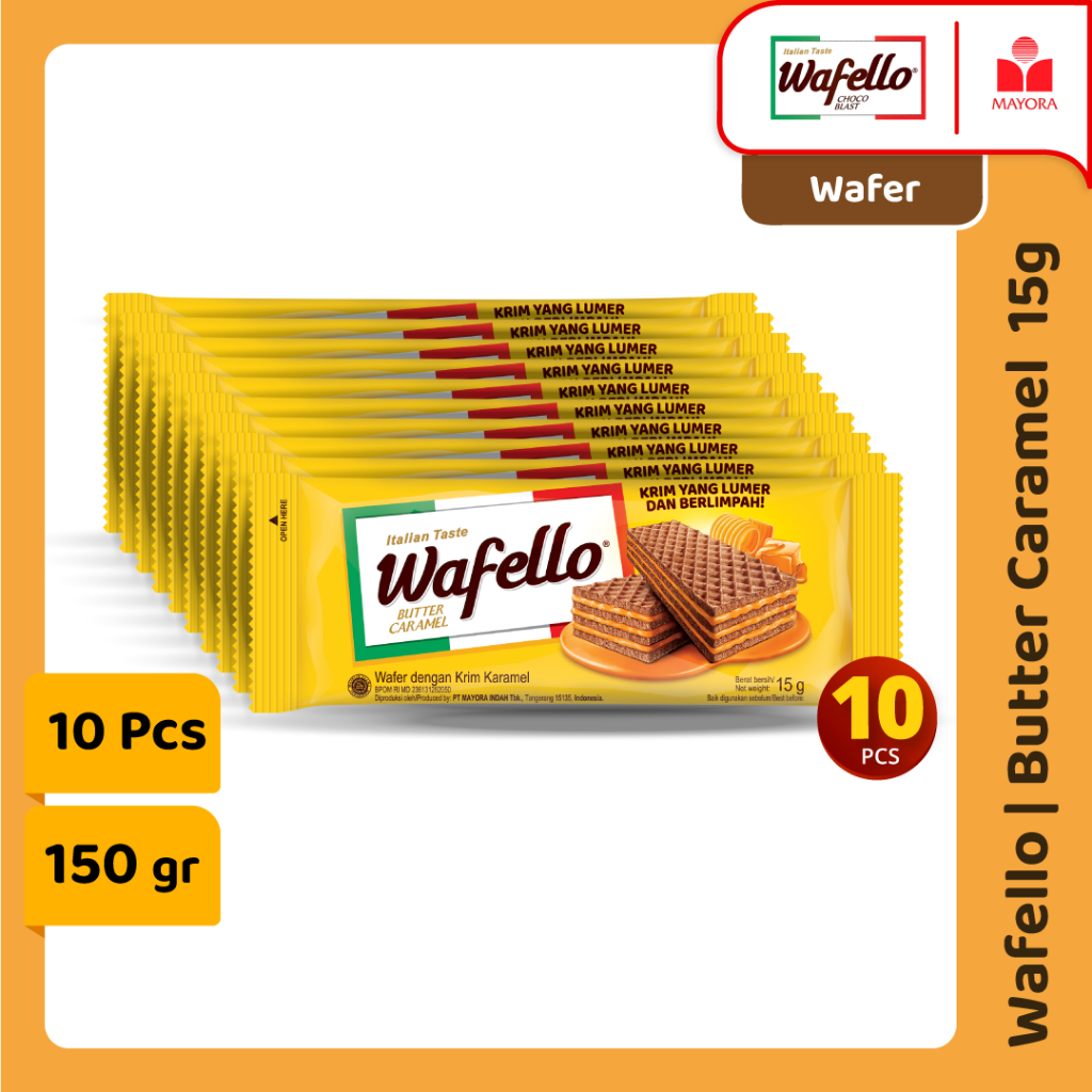 

Wafello Butter Caramel 10 Pcs @ 15 Gram
