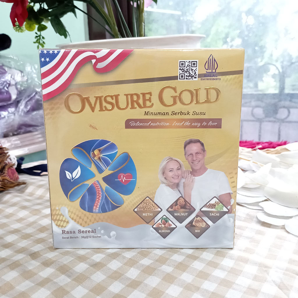 

1 BOX OVISURE GOLD ORIGINAL USA - SUSU UNTUK PENGOBATAN TULANG DAN SENDI TERBAIK
