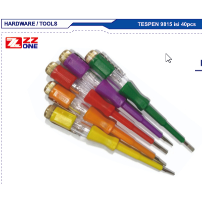 OBENG TASPEN LISTRIK / TASPEN OBENG ZZONE (warna dikirim Random)