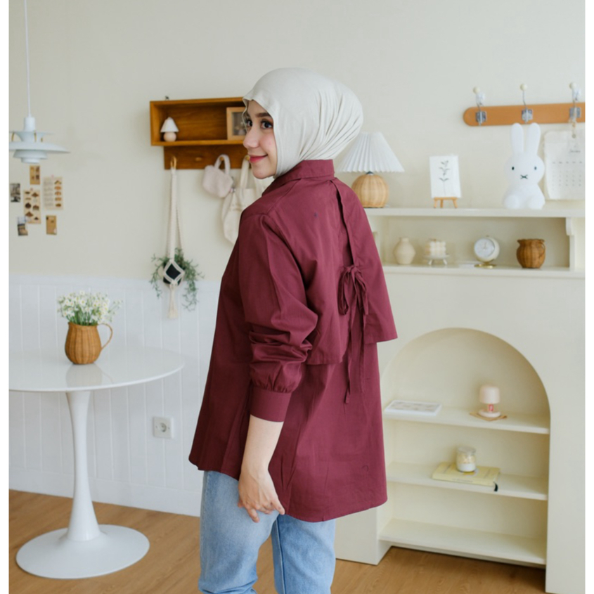 Odeca | Tied Back Top | Kemeja daily