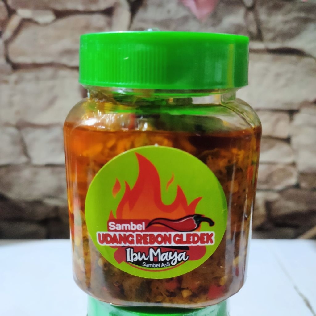 

Sambel udang Rebon Gledeg ibu maya