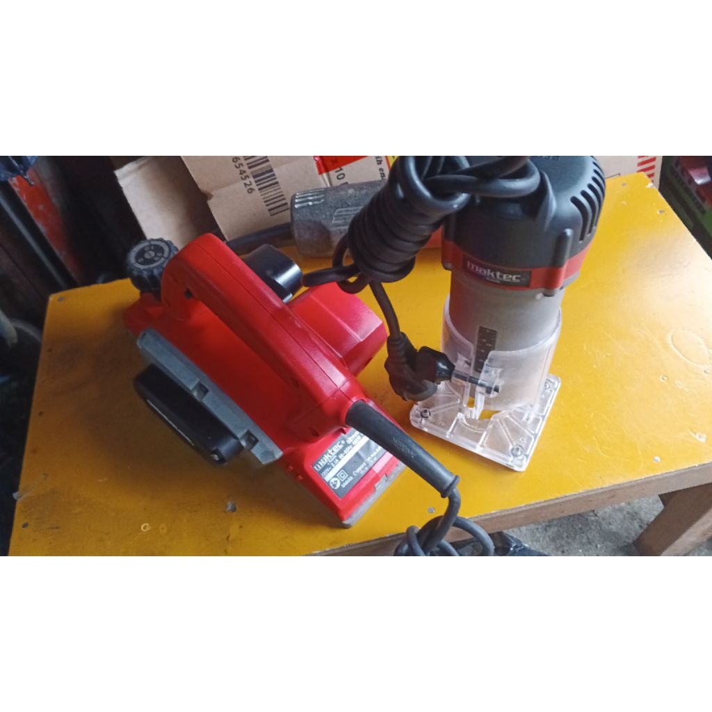 Mesin serut maktec 192 dengan mesin trimer/profil maktec seken ori