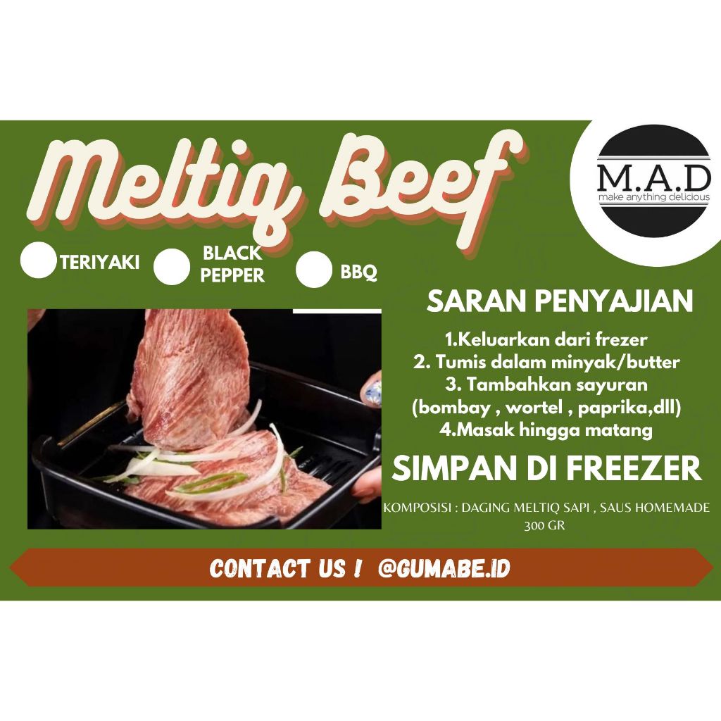 

beef meltiq slice marinated