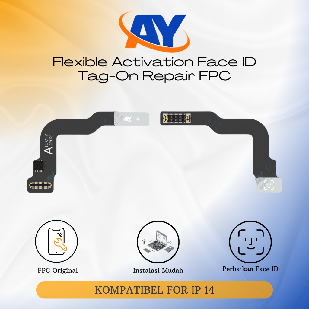AY - Flexible IP 14 Face ID Tag-On Repair FPC Original