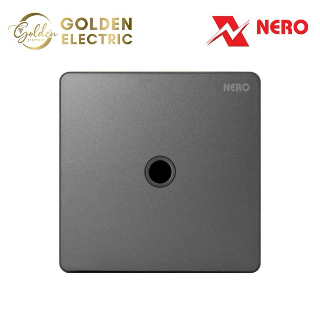 Stop Kontak Outlet TV Socket TV Antena NERO X2 X2TV-GR / Grey (Abu-Abu)