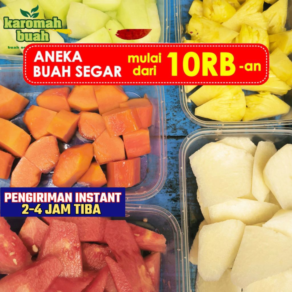 

Aneka Buah Segar 10 Ribuan [ Anggur klengkeng Semangka Nanas Melon Pepaya Bengkoang Jambu Mangga ]