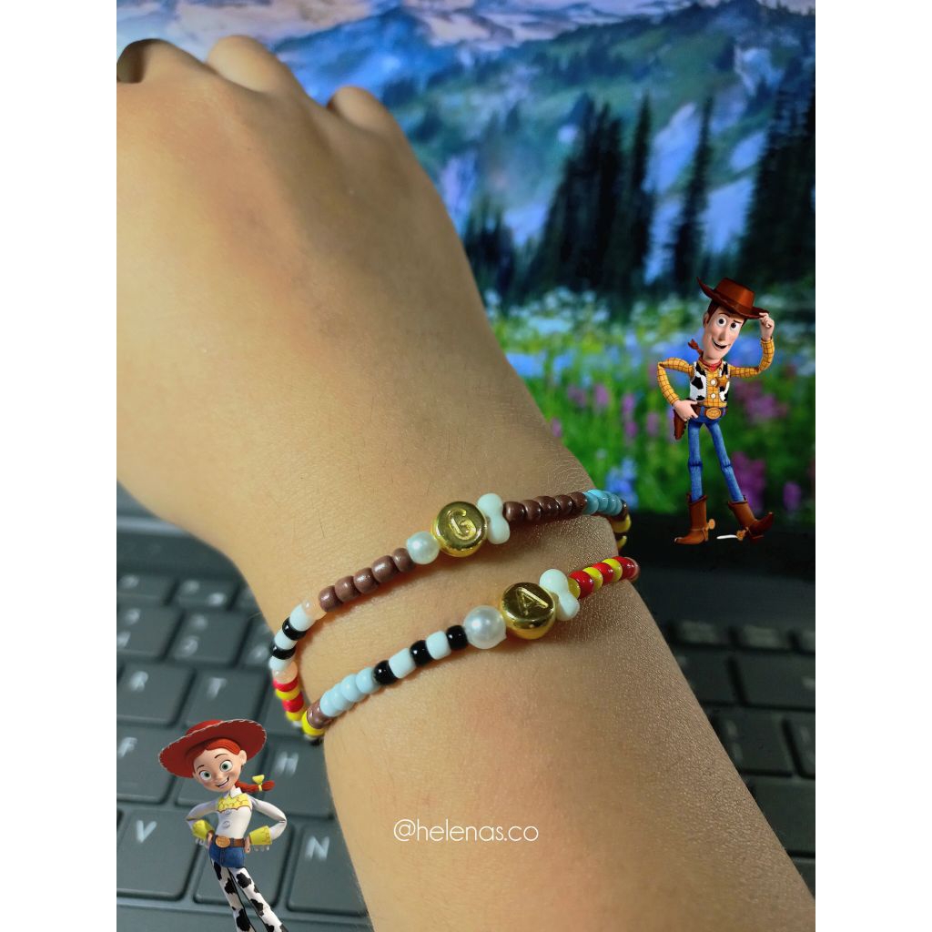 Gelang karakter - aesthetic - gelang toy story - beads toy story