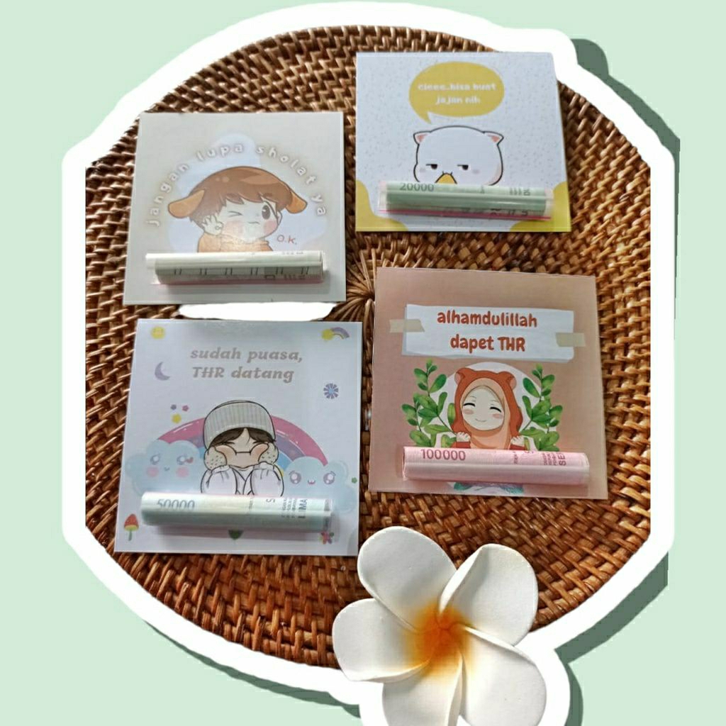 

10pc Amplop Lebaran Unik model sedotan