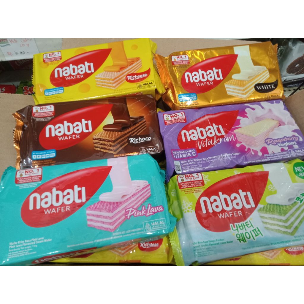 

Nabati Richeese Wafer 110Gr// 1 karton isi 24pcs