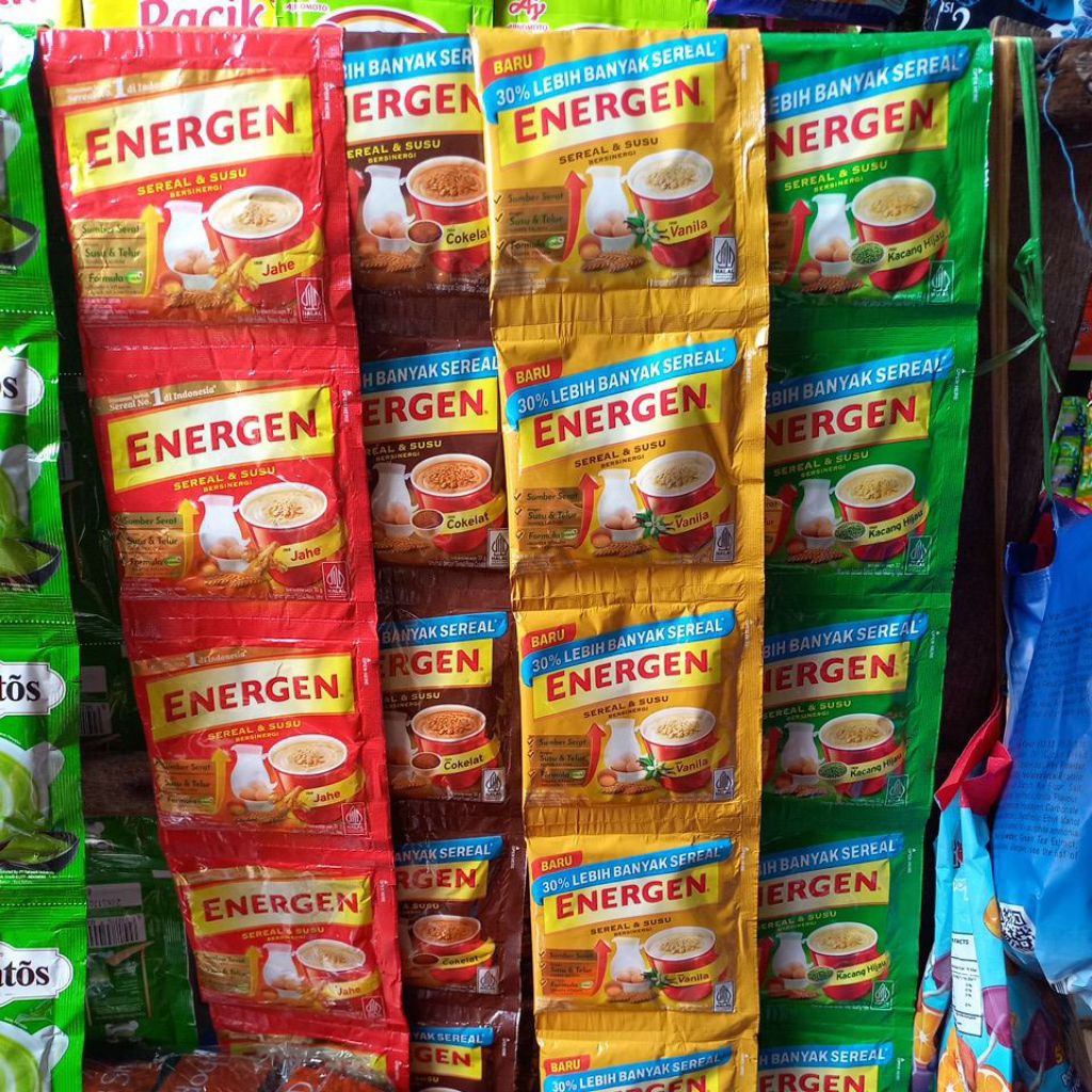 

energen sereal & susu isi 10bks/renceng