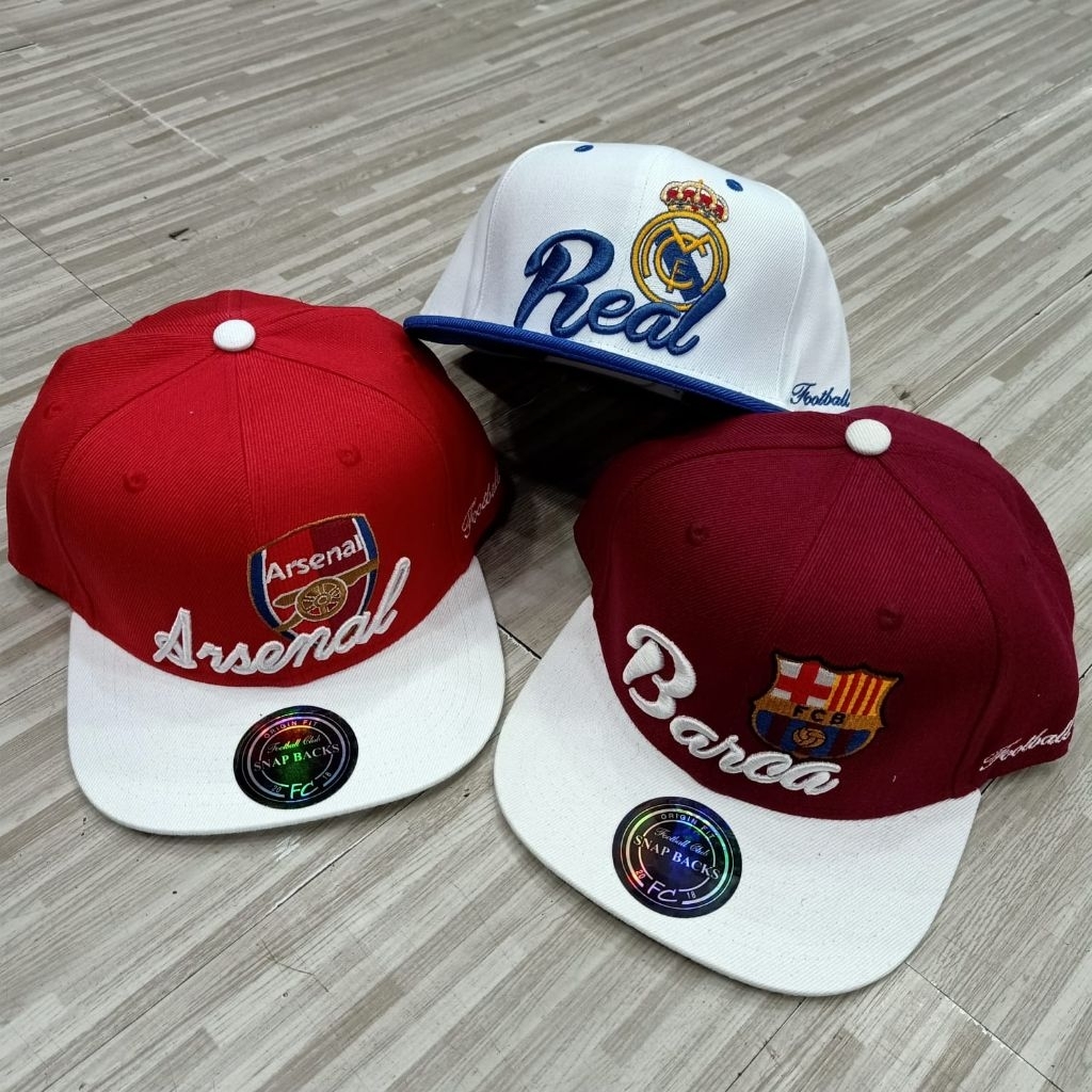 Topi snapback Football Clubs topi hip hop nylon unisex