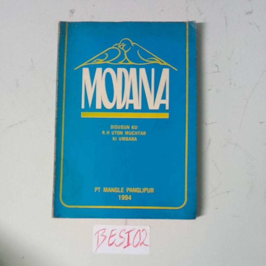 BUKU MODANA DISUSUNKU: R.H UTON MUCHTAR KI UMBARA.PT MANGLE PANGLIPUR 1994