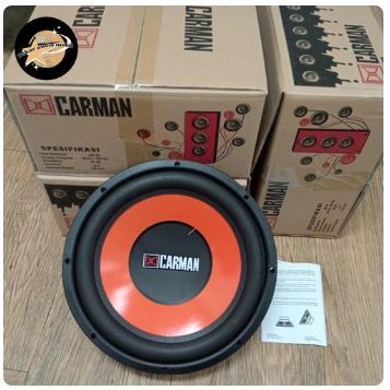 SUBWOOFER CARMAN CM 1280 12 INCH / SUBWOOFER MOBIL CARMAN CM-1280 DOUBLE COIL / SPEAKER SUBWOOFER CA
