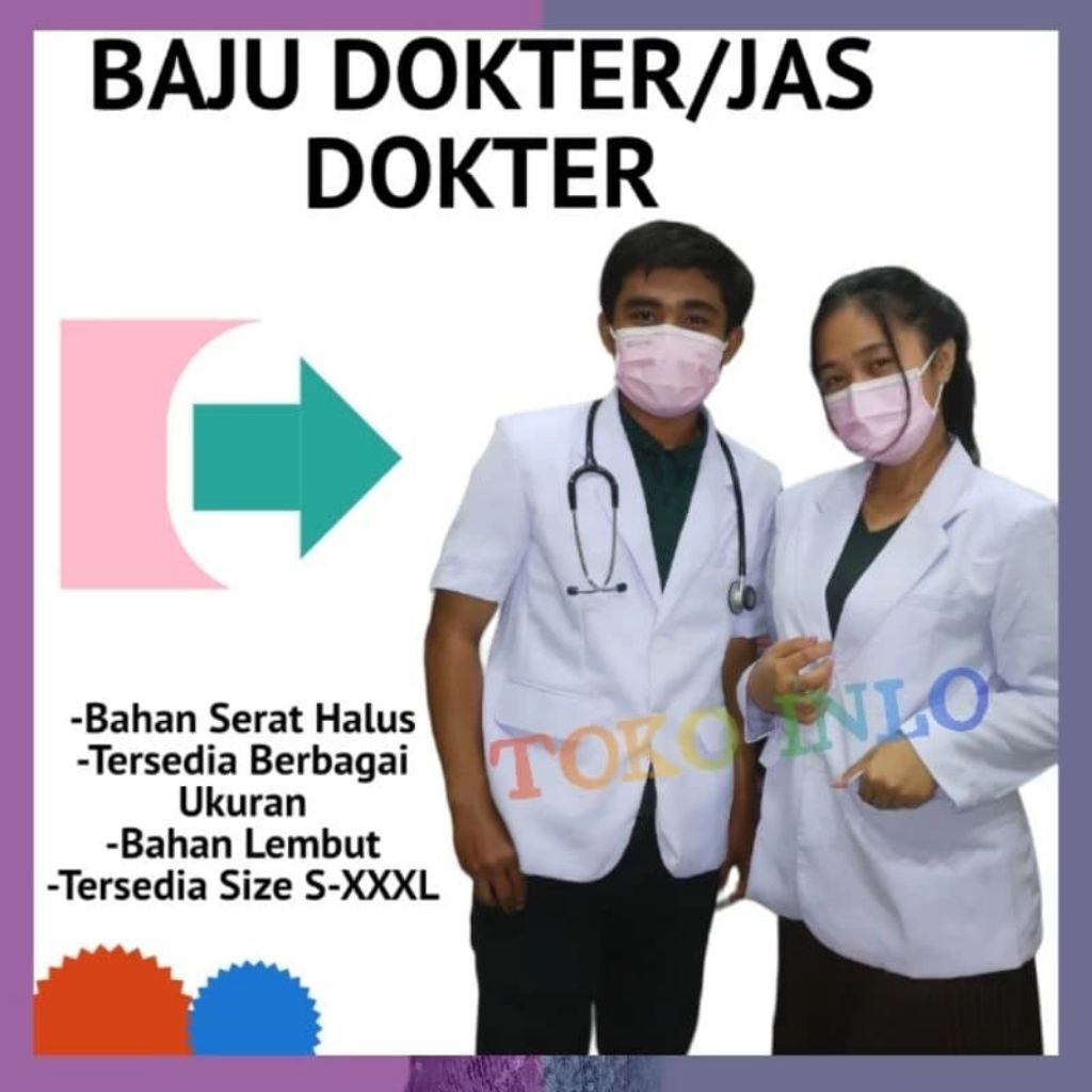 Baju Dokter /Jas Dokter /Blazer dokter/Sneli/Snelli