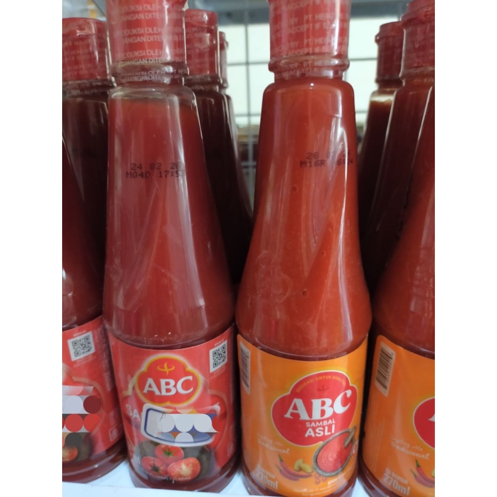 

saus tomat abc/saus sambal abc/saus botolan abc