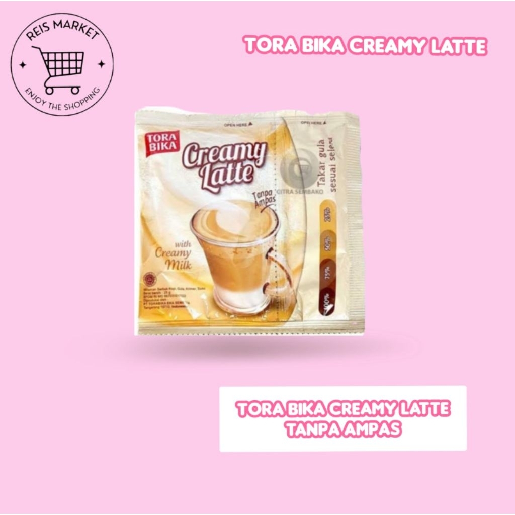 

TORABIKA CREAMY LATTE 10pcs x 25gram / BEST SELLER / KOPI TORABIKA CREAMY LATTE